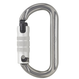 奧地利 AUSTRIALPIN OVALO 鋁合金三段自動上鎖鉤環 銀灰色 KA35B3-G-ID